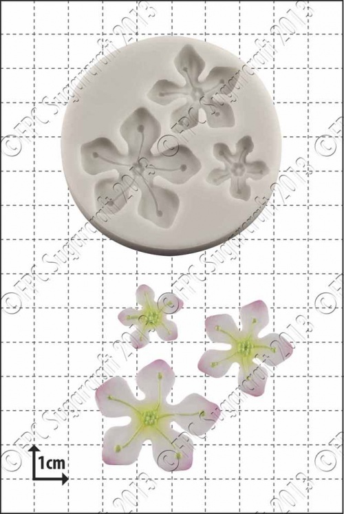 'Fantasy Flowers' Silicone Mould